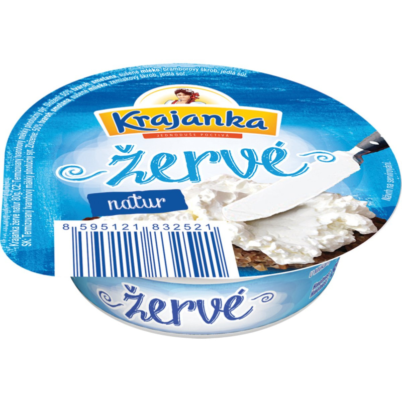 Krajanka Žervé termizovaný sýr natur