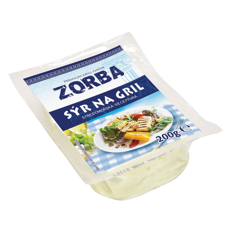 Zorba Plnotučný poloměkký sýr na gril