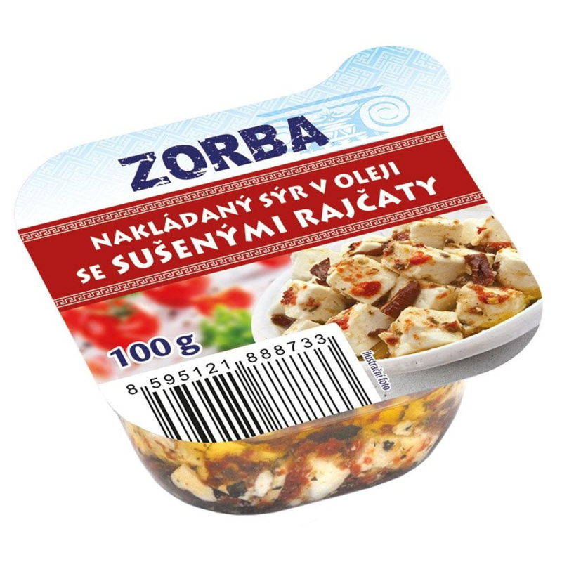 Zorba Nakládaný sýr v oleji se sušenými rajčaty