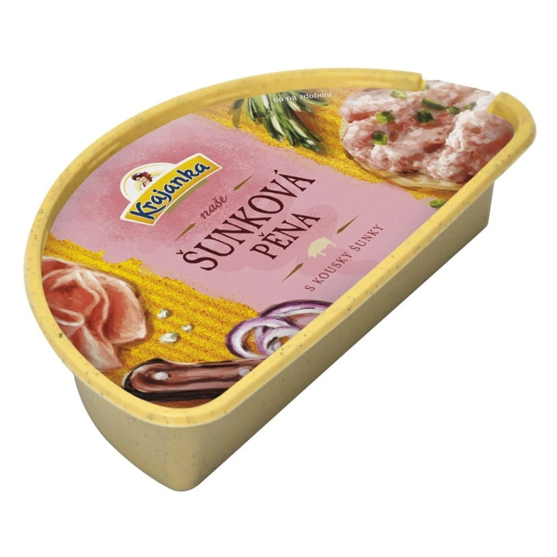Krajanka šunková pěna s kousky šunky