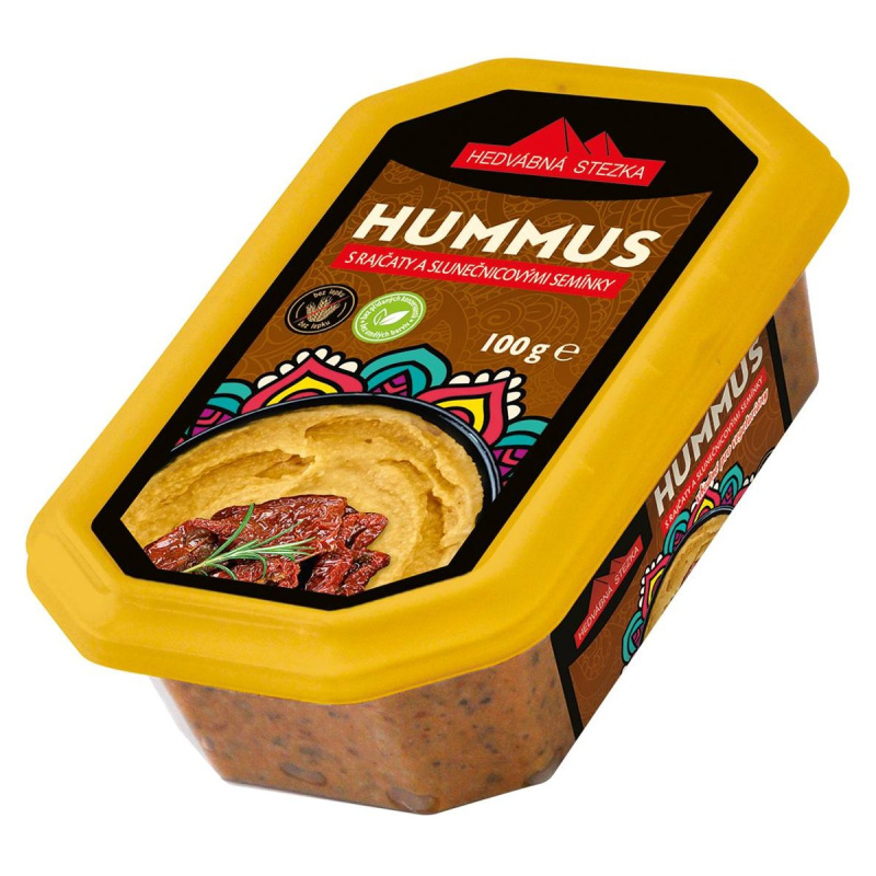 Hedvábná stezka Hummus s rajčaty