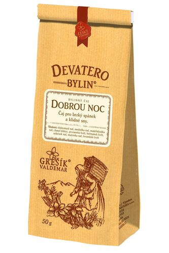 Valdemar Grešík - Natura s.r.o. Dobrou noc 50 g GREŠÍK Devatero bylin