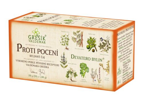 Valdemar Grešík - Natura s.r.o. Proti pocení 20 n.s. GREŠÍK Devatero bylin