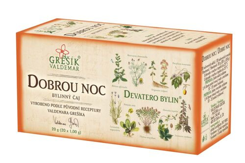 Valdemar Grešík - Natura s.r.o. Dobrou noc 20 n.s. GREŠÍK Devatero bylin