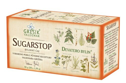 Valdemar Grešík - Natura s.r.o. Sugarstop (dříve Diaherb) 20 n.s. GREŠÍK Devatero bylin