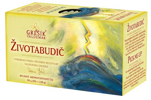 GREŠÍK Životabudič bylinný porcovaný čaj, 30 g