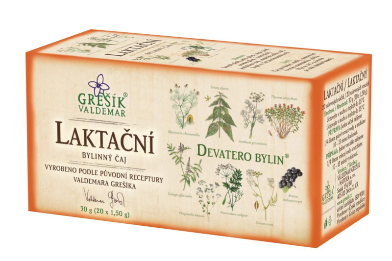 Valdemar Grešík - Natura s.r.o. Grešík Laktační 20 x 1,5 g