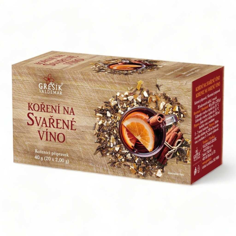 Valdemar Grešík - Natura s.r.o. Koření na svařené víno 20 n.s. GREŠÍK