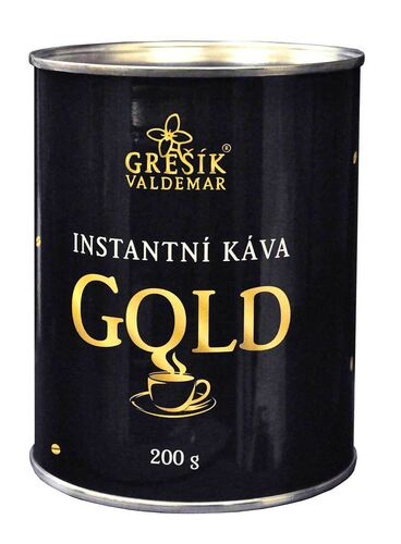 Valdemar Grešík - Natura s.r.o. Káva Instantní Gold 200 g GREŠÍK