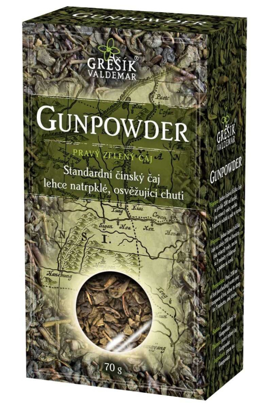 Valdemar Grešík Zelený čaj Gunpowder sypaný
