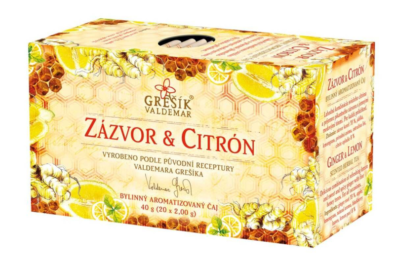 Valdemar Grešík Bylinný čaj Zázvor a citron