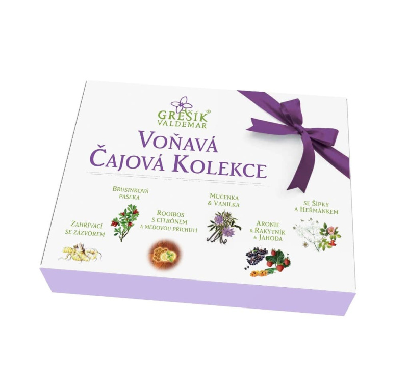 Valdemar Grešík - Natura s.r.o. Voňavá čajová kolekce 6x7 n.s. přebal GREŠÍK