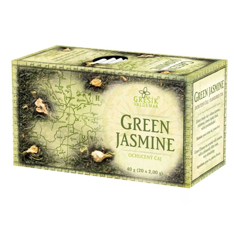 Valdemar Grešík - Natura s.r.o. Green Jasmine 20 n.s. přebal GREŠÍK Zelený čaj