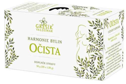 Valdemar Grešík - Natura s.r.o. Očista 20 n.s. přebal GREŠÍK Harmonie bylin - Z