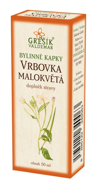 Valdemar Grešík - Natura s.r.o. Grešík Vrbovka malokvětá kapky 50 ml