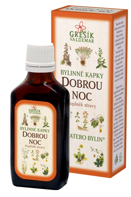 Valdemar Grešík - Natura s.r.o. Grešík Dobrou noc kapky 50 ml