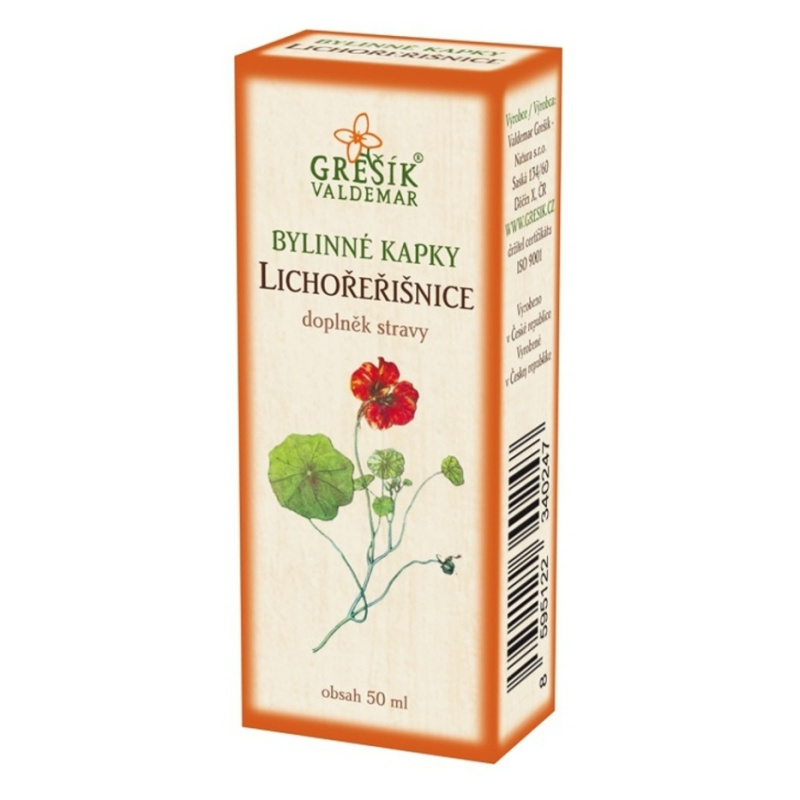 Valdemar Grešík - Natura s.r.o. Grešík Lichořeřišnice kapky 50 ml