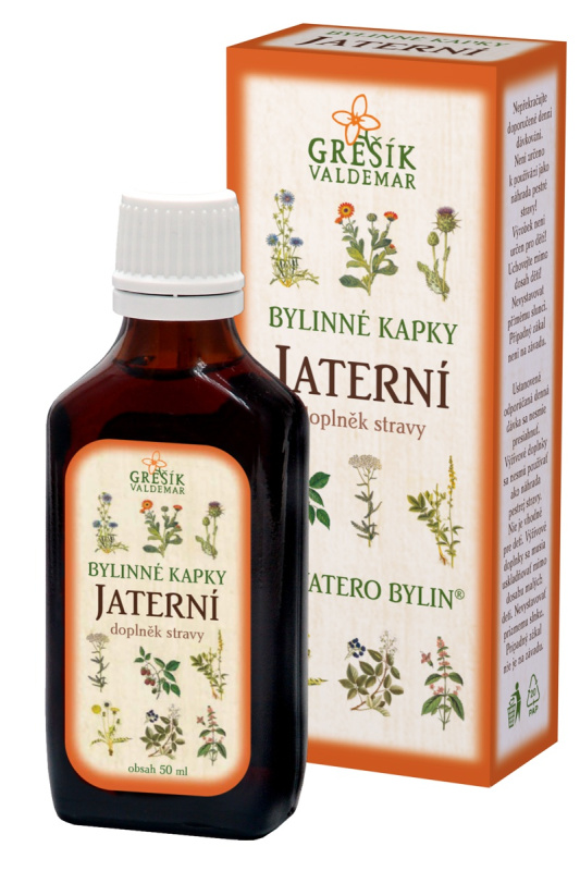 Valdemar Grešík - Natura s.r.o. Grešík Jaterní kapky 50 ml