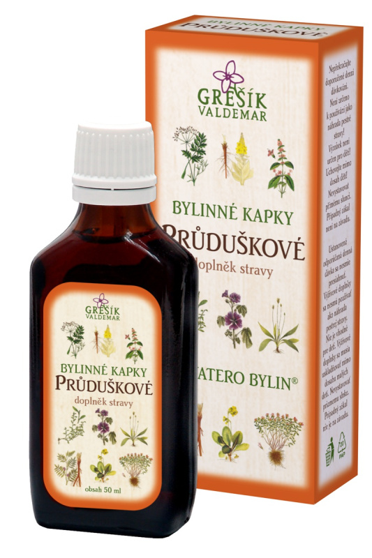 Valdemar Grešík - Natura s.r.o. Grešík Průduškové kapky 50 ml