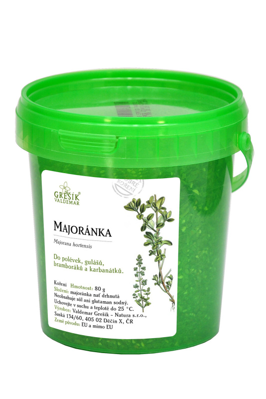 Valdemar Grešík - Natura s.r.o. Grešík Majoránka 80 g