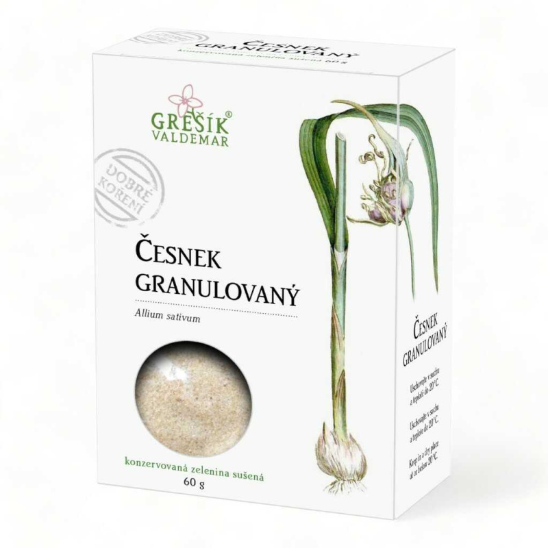 Valdemar Grešík - Natura s.r.o. Grešík Česnek granulovaný 60 g