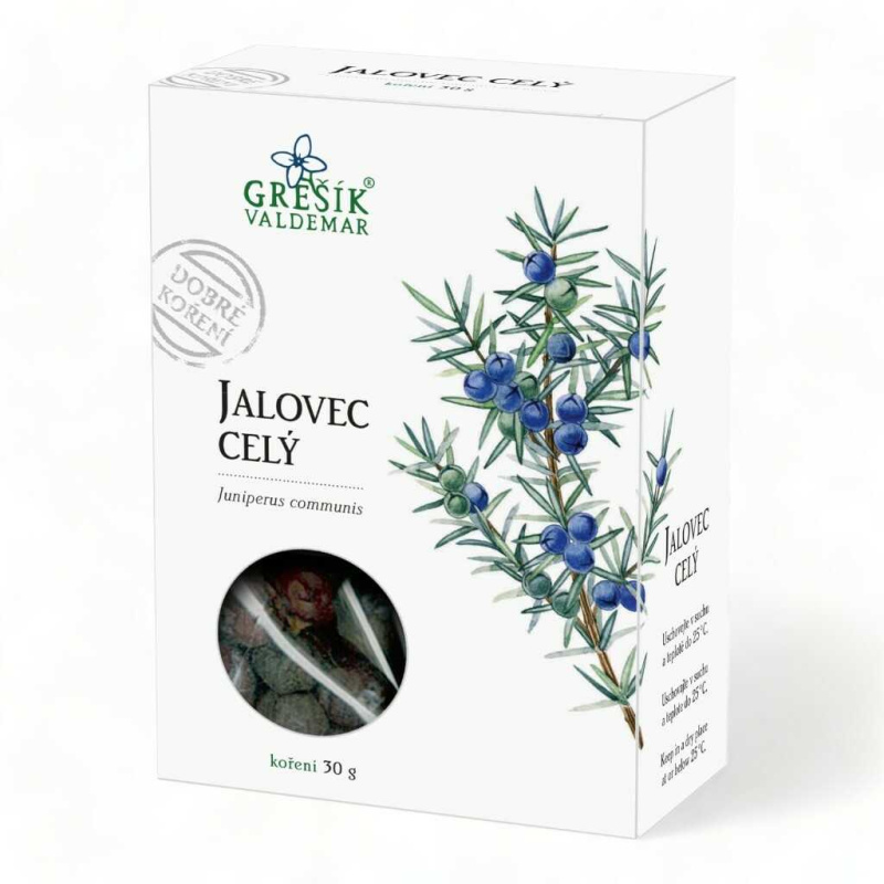 Valdemar Grešík - Natura s.r.o. Jalovec celý 30 g GREŠÍK Dobré koření