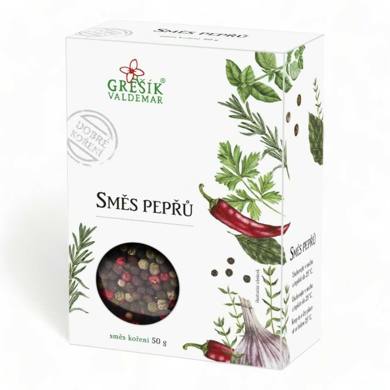Valdemar Grešík - Natura s.r.o. Grešík Směs pepřů 50 g