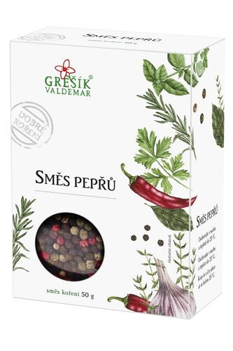 Valdemar Grešík - Natura s.r.o. Grešík Směs pepřů 50 g