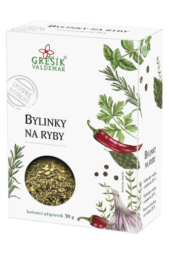 Valdemar Grešík - Natura s.r.o. Bylinky na ryby 30 g GREŠÍK Dobré koření