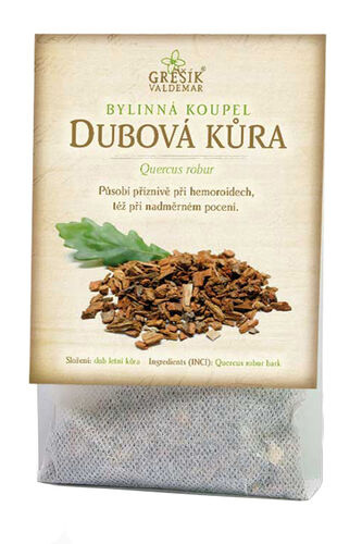 Valdemar Grešík - Natura s.r.o. Grešík Dubová kůra koupel 20 g