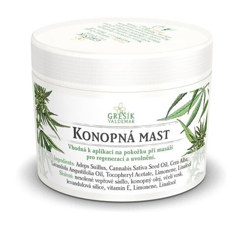 GREŠÍK Konopná mast, 50 ml