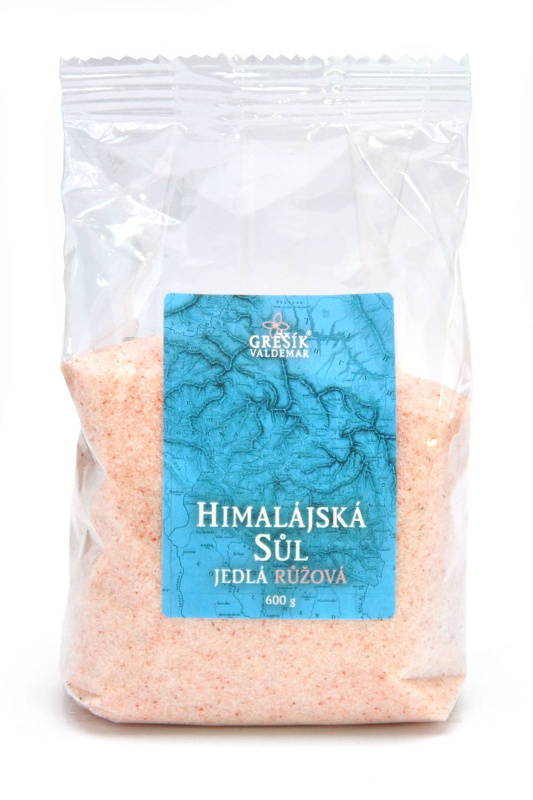 Valdemar Grešík - Natura s.r.o. Grešík Sůl Himalájská jedlá růžová 600 g