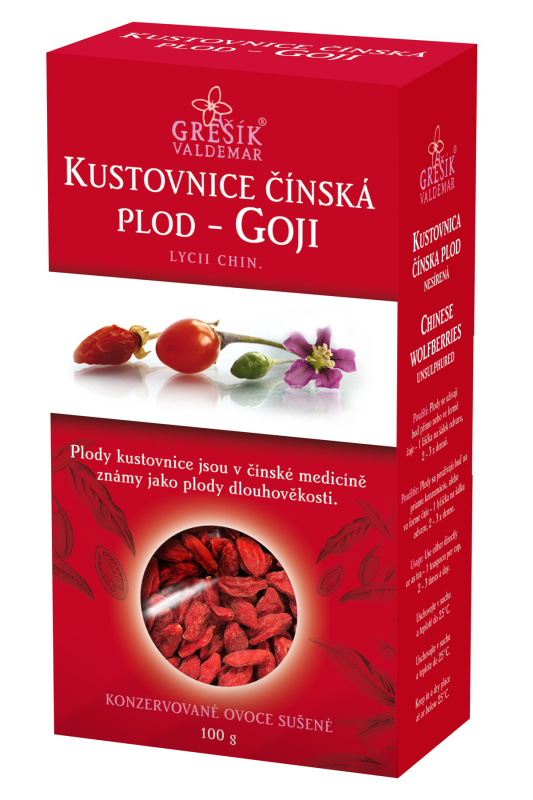 Valdemar Grešík - Natura s.r.o. Grešík Kustovnice - GOJI 100 g