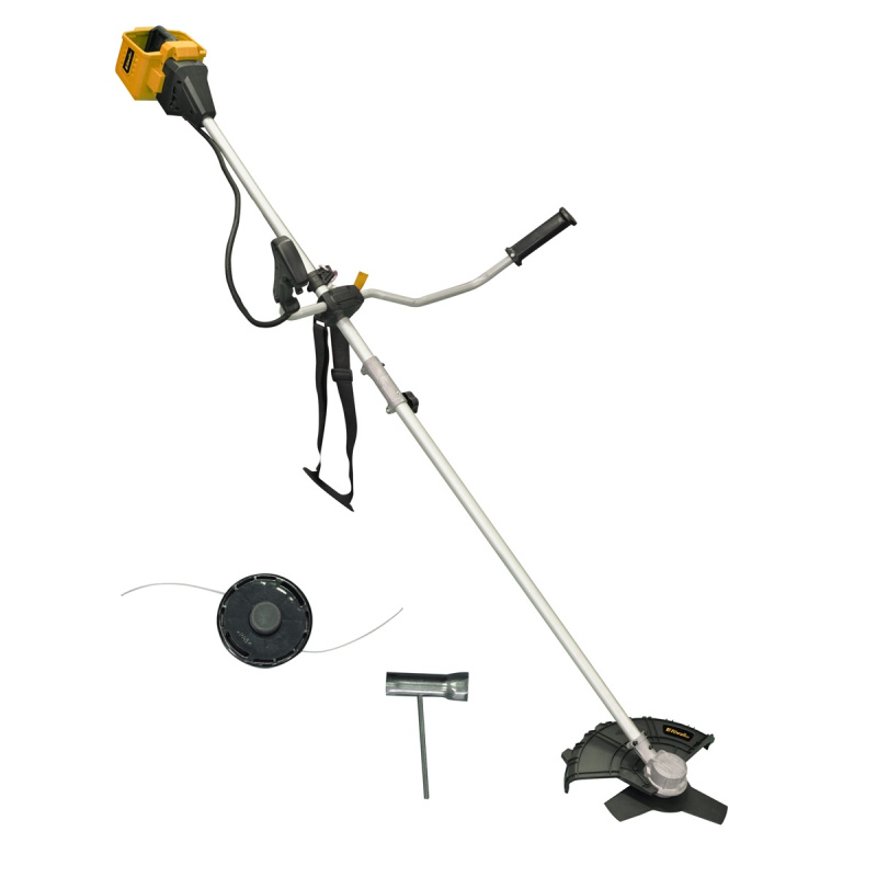 Riwall PRO RABC 2620i 2x20V SET - akumulátorový křovinořez  (s 2x 4 Ah akumulátory a nabíječkou)
