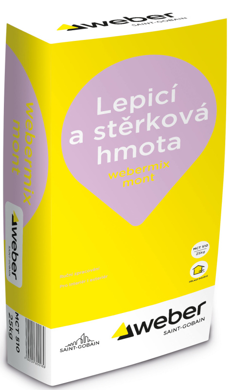 Malta zdicí na pórobeton webermix mont 25 kg