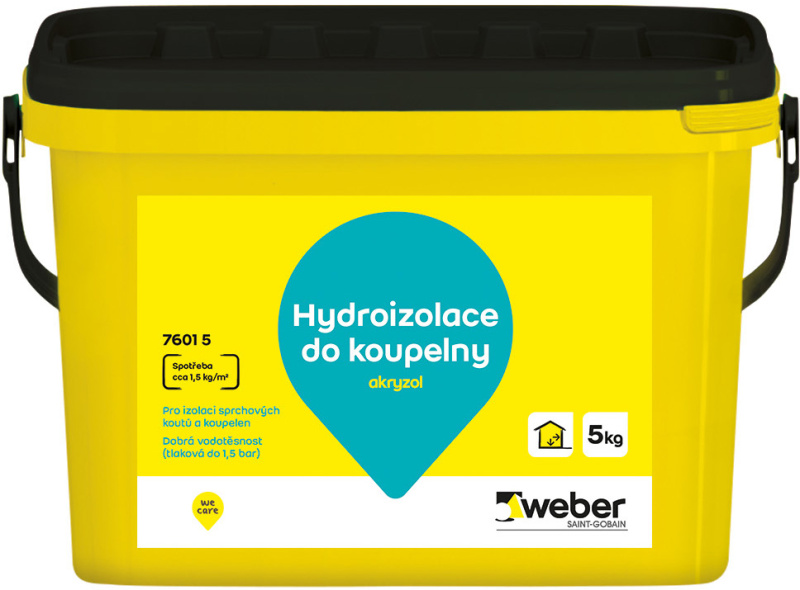 Hmota hydroizolační weber akryzol 5 kg