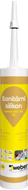 Tmel silikonový sanitární webercolor silikon cement 310 ml