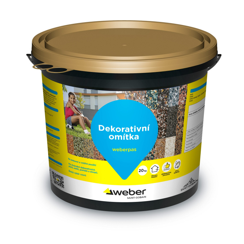 Omítka dekorativníweberpas design sand KKGC 20 kg