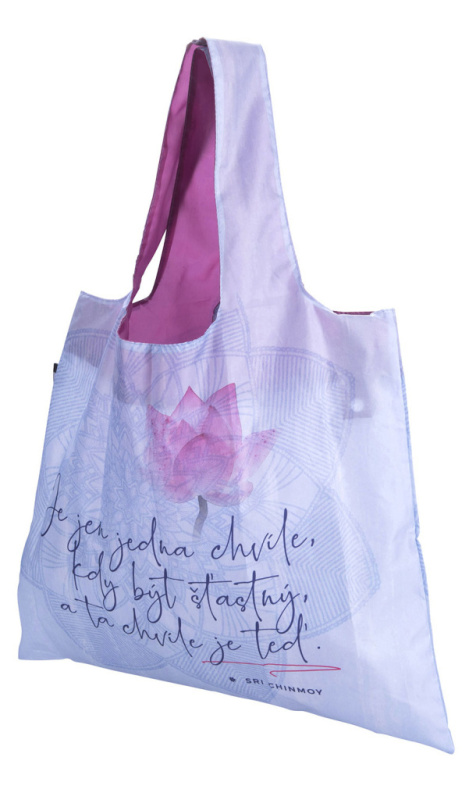 Taška nákupní skládací &quot;Je jen jedna chvíle&quot;