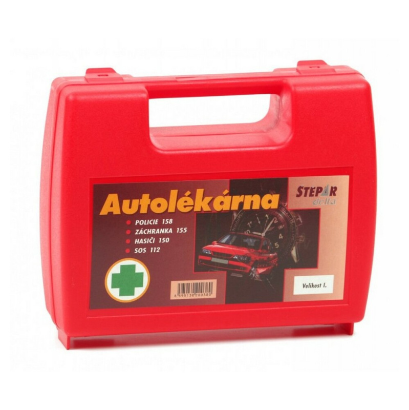 ŠTĚPAŘ Autolékárnička velikost I. – kufřík bílý 153/2023 Sb.