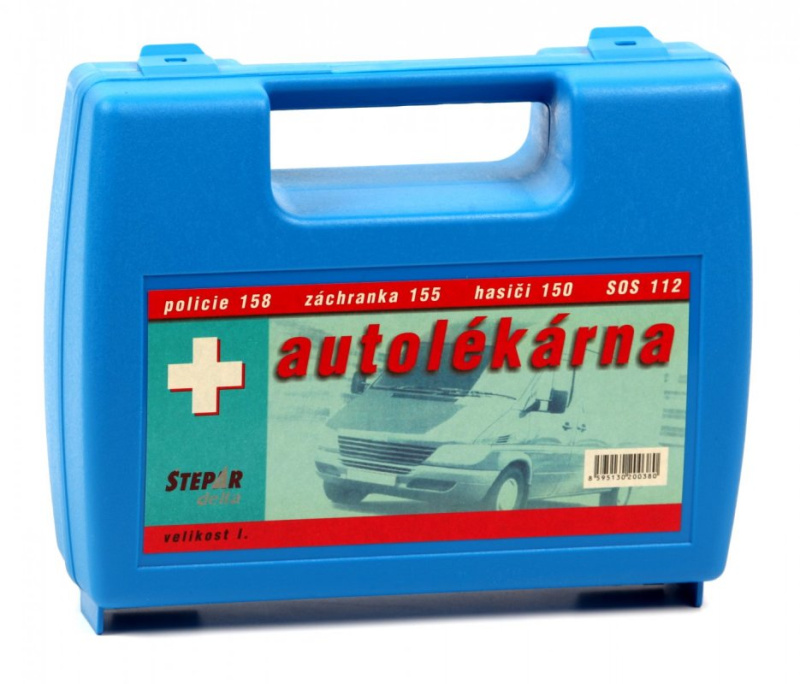 ŠTĚPAŘ Autolékárnička velikost I. – kufřík modrý 153/2023 Sb.