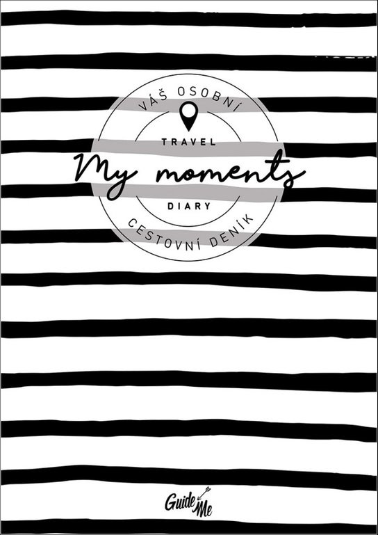My Moments - cestovní deník / pruhovaný