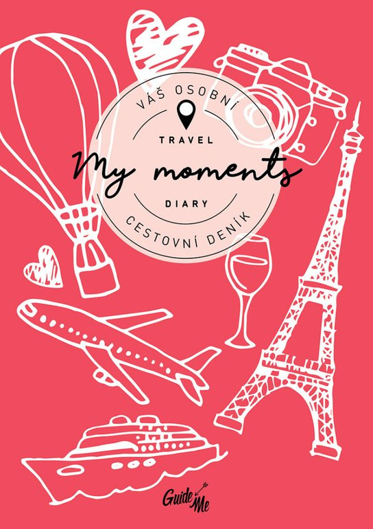 My Moments - cestovní deník / červený