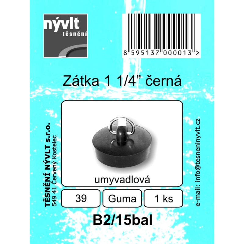 Sada pryž zátka na umyvadlo 1 1/4"