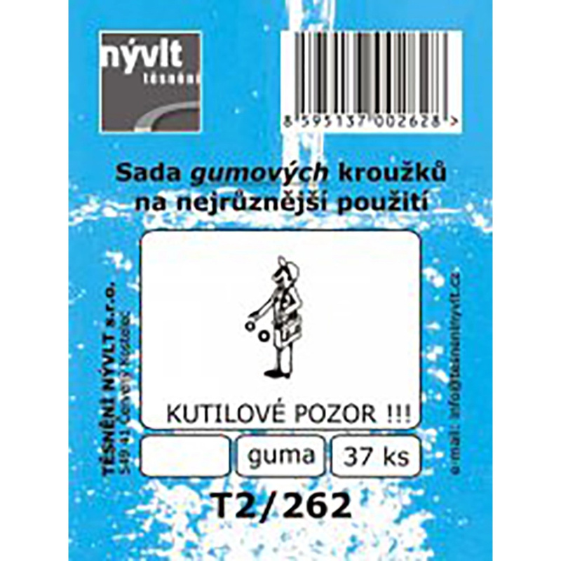 Sada univerzálních gumových kroužků, 37 ks