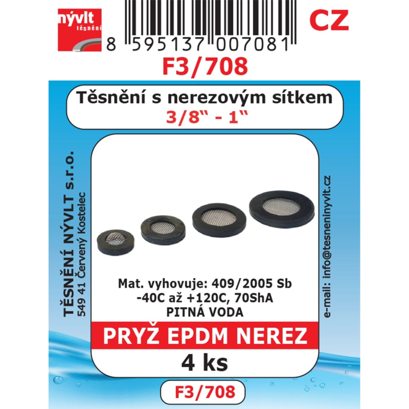 Sada univerzálních sítek 3/8" - 1", 4 ks