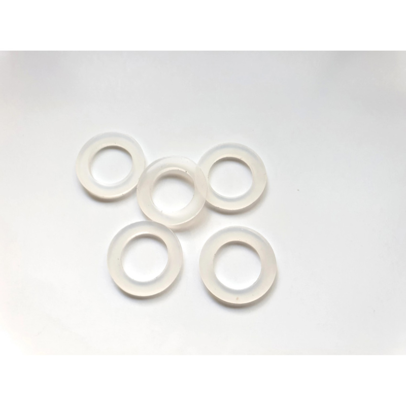 Sada těsnění převlečné matice 1/2 silikon, 5 ks