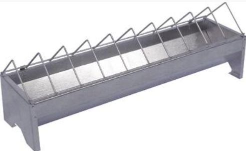 KOVOVÉ DRŮBEŽÍ KRMÍTKO 100 cm