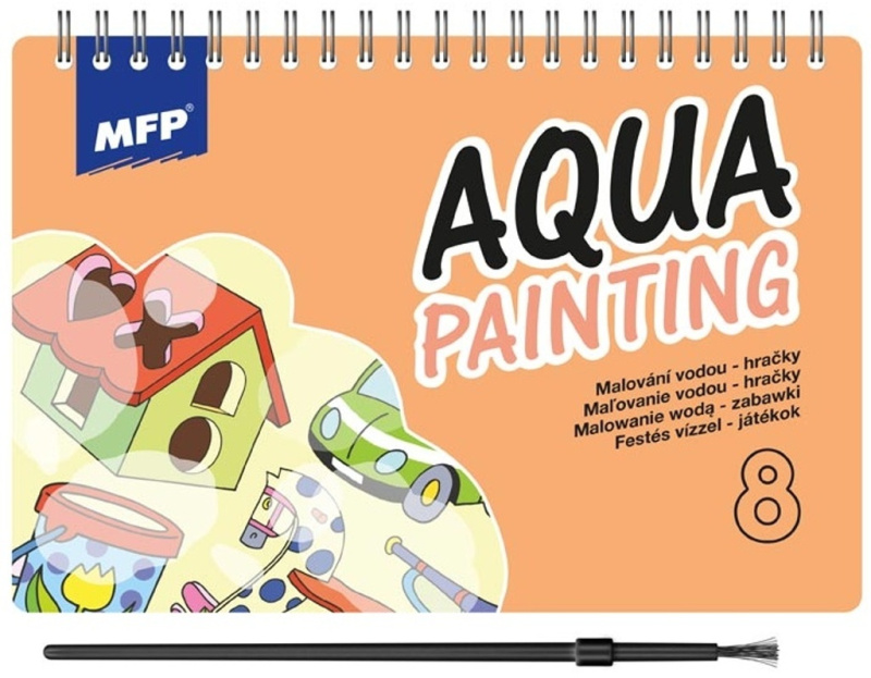 Aqua Painting 8 - hračky (Malování vodou / Maľovanie vodou) - kniha z kategorie Omalovánky