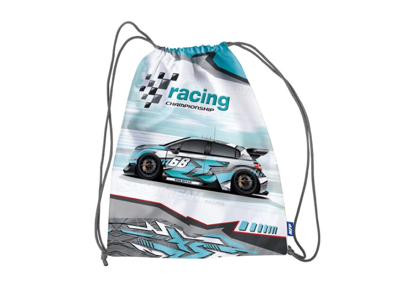 Sáček na přezůvky 30x39cm - Auto